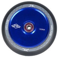 AO Helium 120mm 86A Blue Titen Abec 9 Rulmanlı Scooter Tekerleği