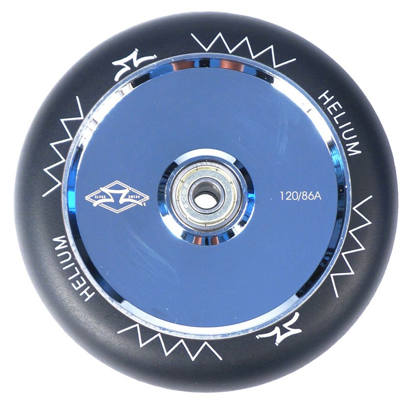 AO Helium 120mm 86A Silver Titen Abec 9 Rulmanlı Scooter Tekerleği