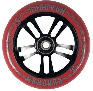 AO Quadrum V3 110mm 88A Red Titen Abec 9 Rulmanlı Scooter Tekerleği