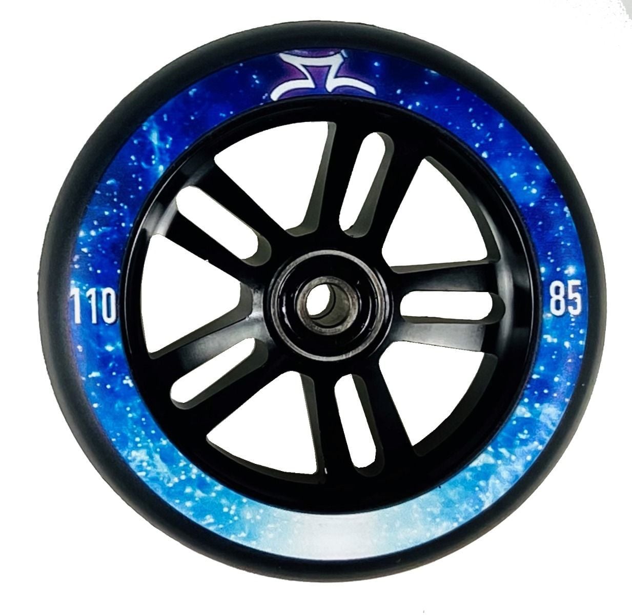 AO Nebula 110mm 85A Black Titen Abec 9 Rulmanlı Scooter Tekerleği