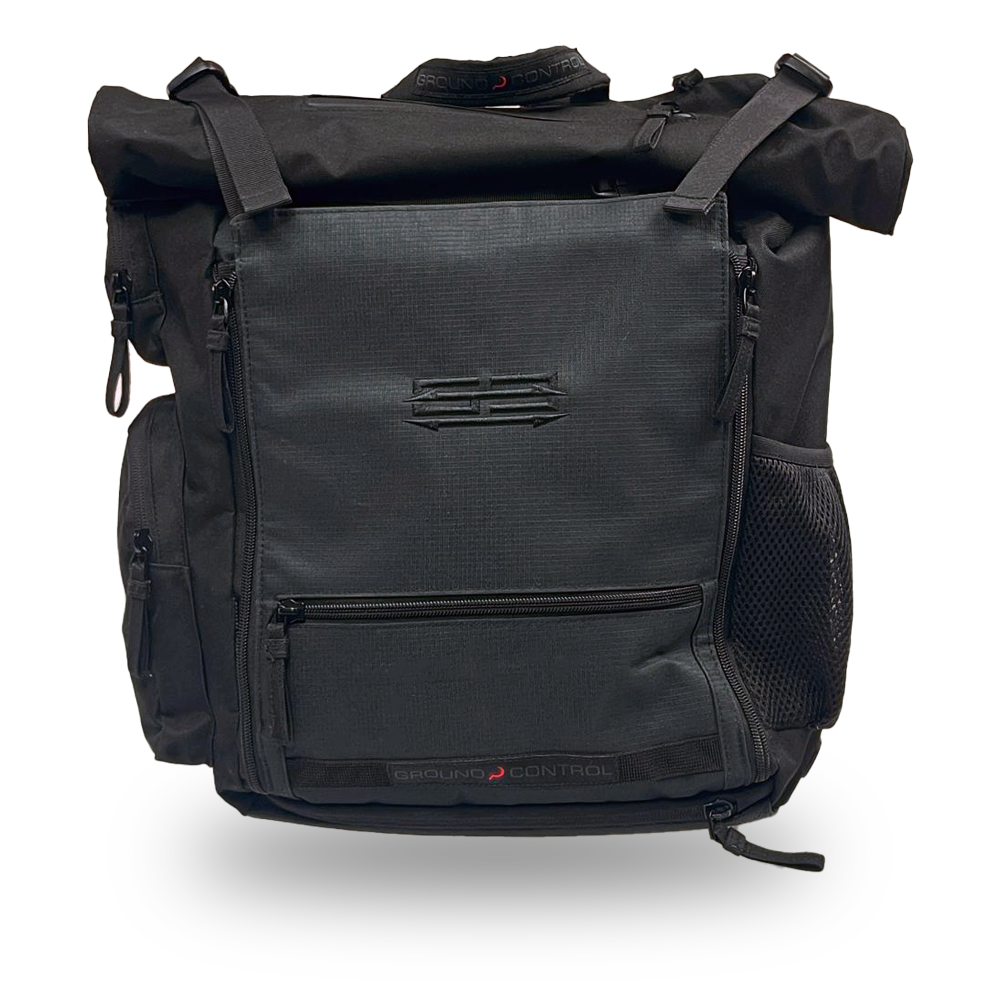 Ground Control Rolltop Black Paten Sırt Çantası