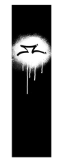 AO Overspray 7'' Black White Scooter Zımpara