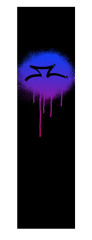 AO Overspray 7'' Black Purple Scooter Zımpara