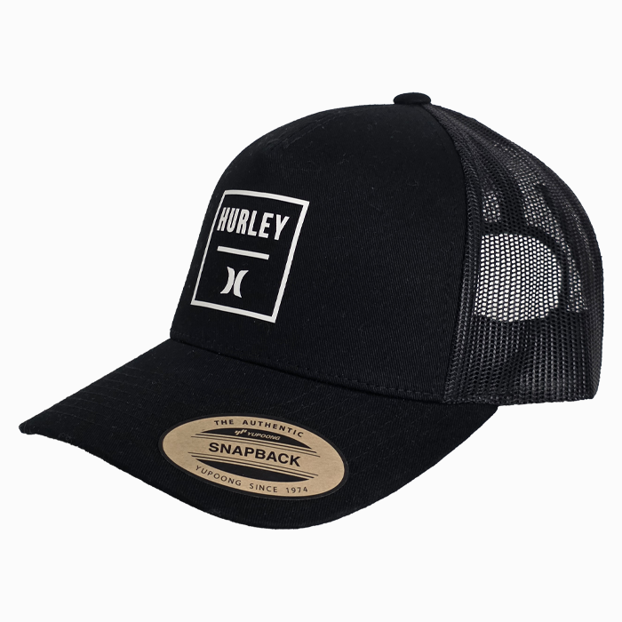 Hurley Square Black Trucker Şapka