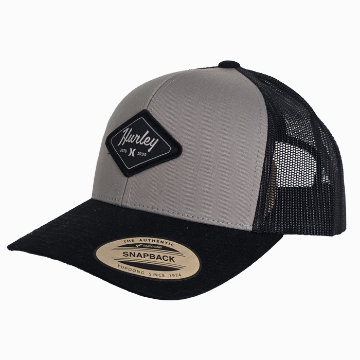 Hurley  Somer Set Black Grey Trucker Şapka