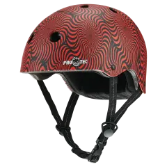 Pro Tec Low Pro Certified Spitfire Signature Red Swirl Kask