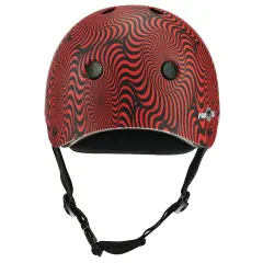 Pro Tec Low Pro Certified Spitfire Signature Red Swirl Kask