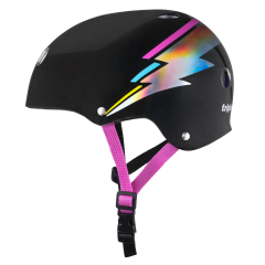 Triple Eight The Certified Sweatsaver Black Hologram Kask
