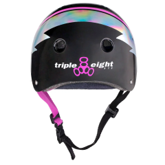 Triple Eight The Certified Sweatsaver Black Hologram Kask