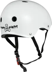 Triple Eight The Certified Sweatsaver White Glossy Kask