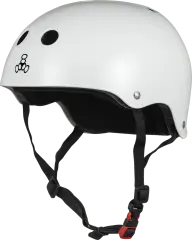 Triple Eight The Certified Sweatsaver White Glossy Kask