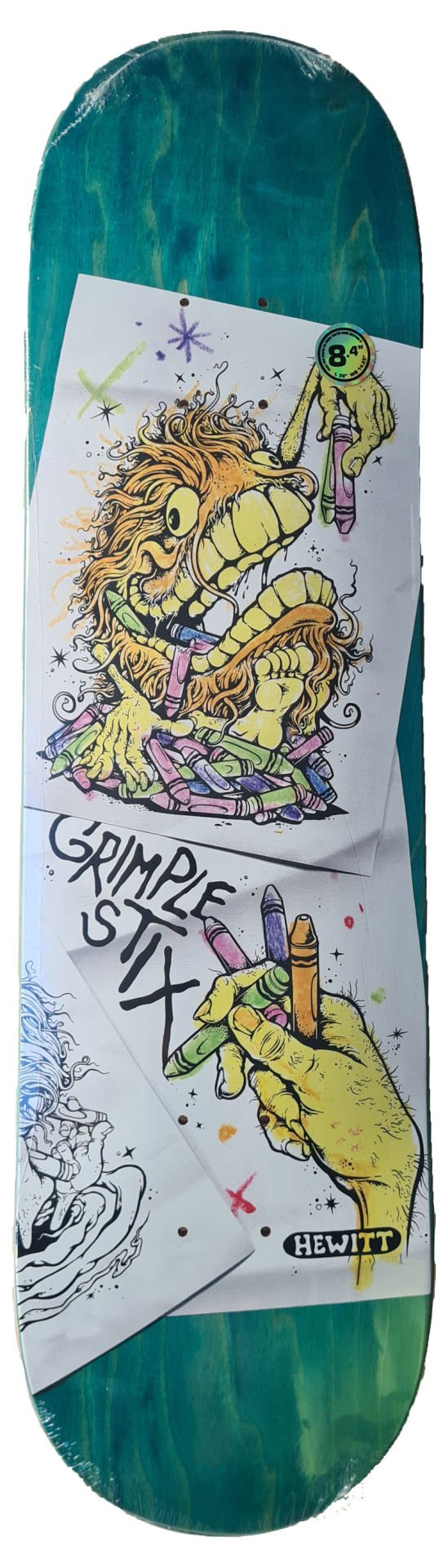 Antihero Hewitt Grimplesticks Coloring Book 8.4 Kaykay Tahtası