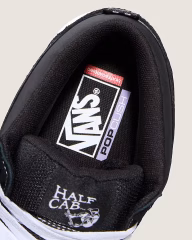 Vans Skate Half Cap Wafflecup Black White Ayakkabı
