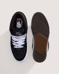 Vans Skate Half Cap Wafflecup Black White Ayakkabı
