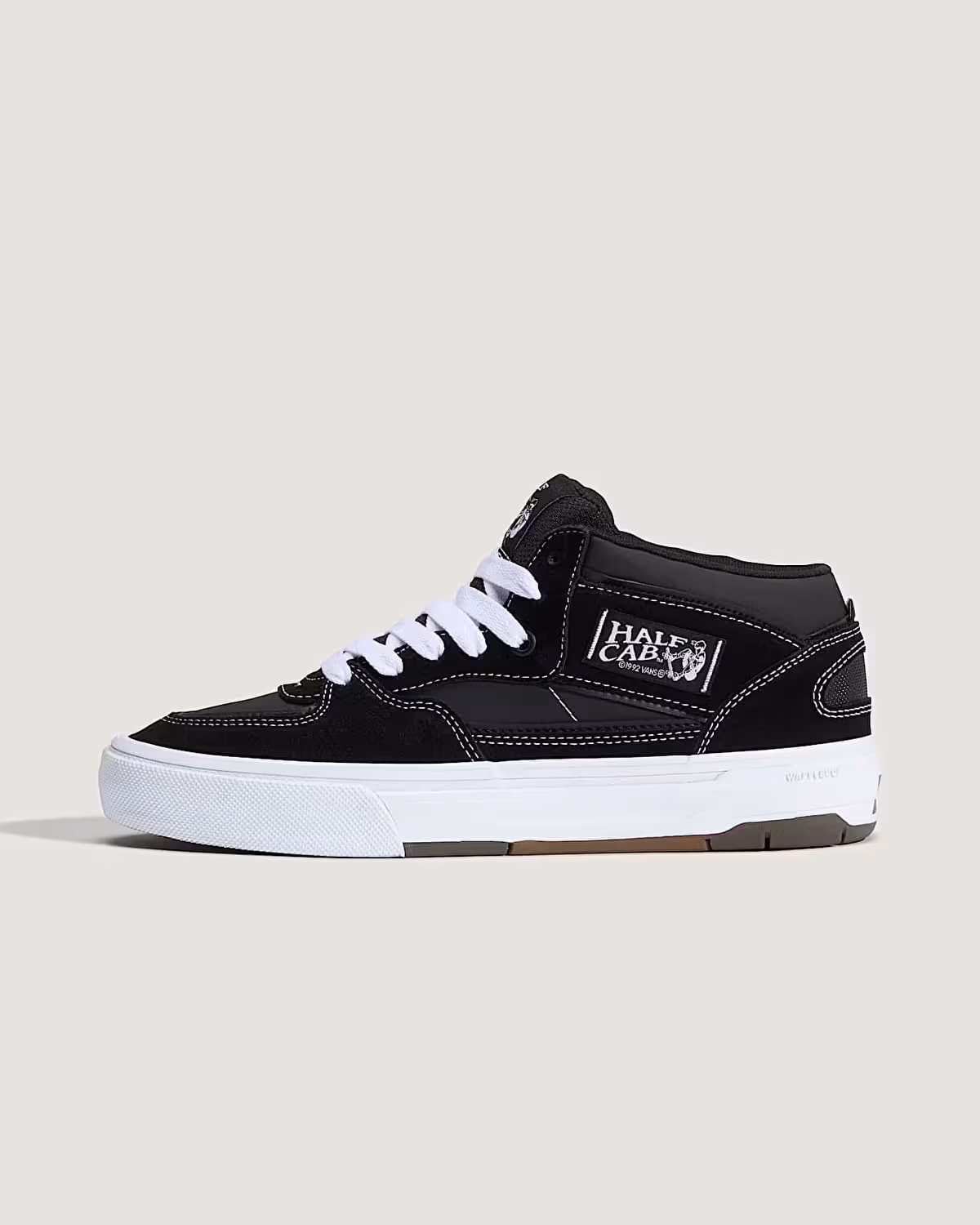 Vans Skate Half Cap Wafflecup Black White Ayakkabı