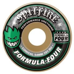 Spitfire F4 Conical Green Print 54mm 101Du Kaykay Tekerleği