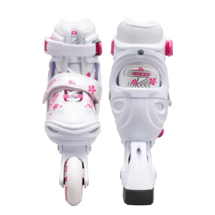 Roces Jokey Girl 3 White Pink Ayarlanabilir Çocuk Pateni