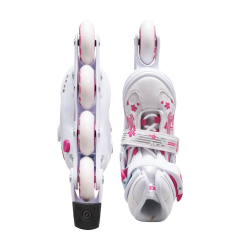 Roces Jokey Girl 3 White Pink Ayarlanabilir Çocuk Pateni