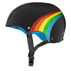 Triple Eight The Certified Sweatsaver  Black Rainbow Sparkle Kask