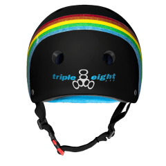 Triple Eight The Certified Sweatsaver  Black Rainbow Sparkle Kask