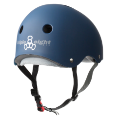 Triple Eight The Certified Sweatsaver  Navy Kask