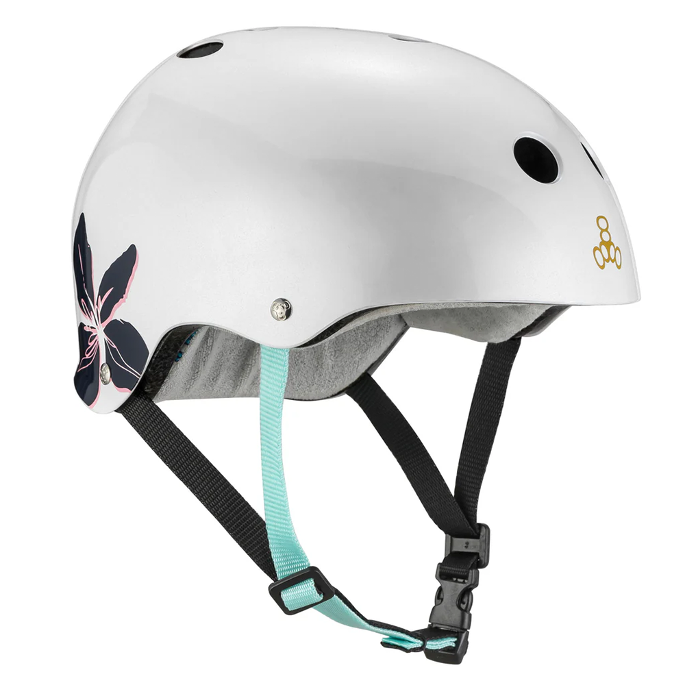 Triple Eight The Certified Sweatsaver  Floral Kask