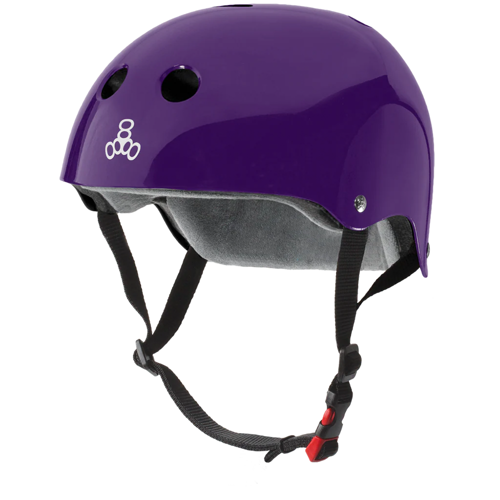 Triple Eight The Certified Sweatsaver Purple Kask