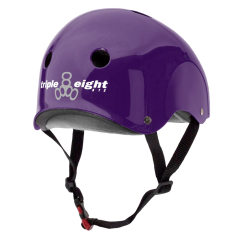 Triple Eight The Certified Sweatsaver Purple Kask