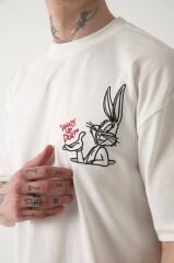 Rollie Whats Up Doc Ekru Oversize T-Shirt