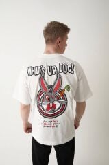 Rollie Whats Up Doc Ekru Oversize T-Shirt
