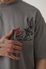 Rollie Whats Up Doc Gri Oversize T-Shirt