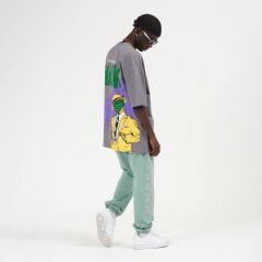 Rollie Mask Oversize Füme T-Shirt