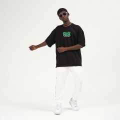 Rollie Mask Oversize Siyah T-Shirt