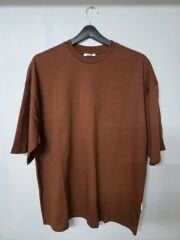 Jacey Jace Basic Oversize Kahverengi T-Shirt