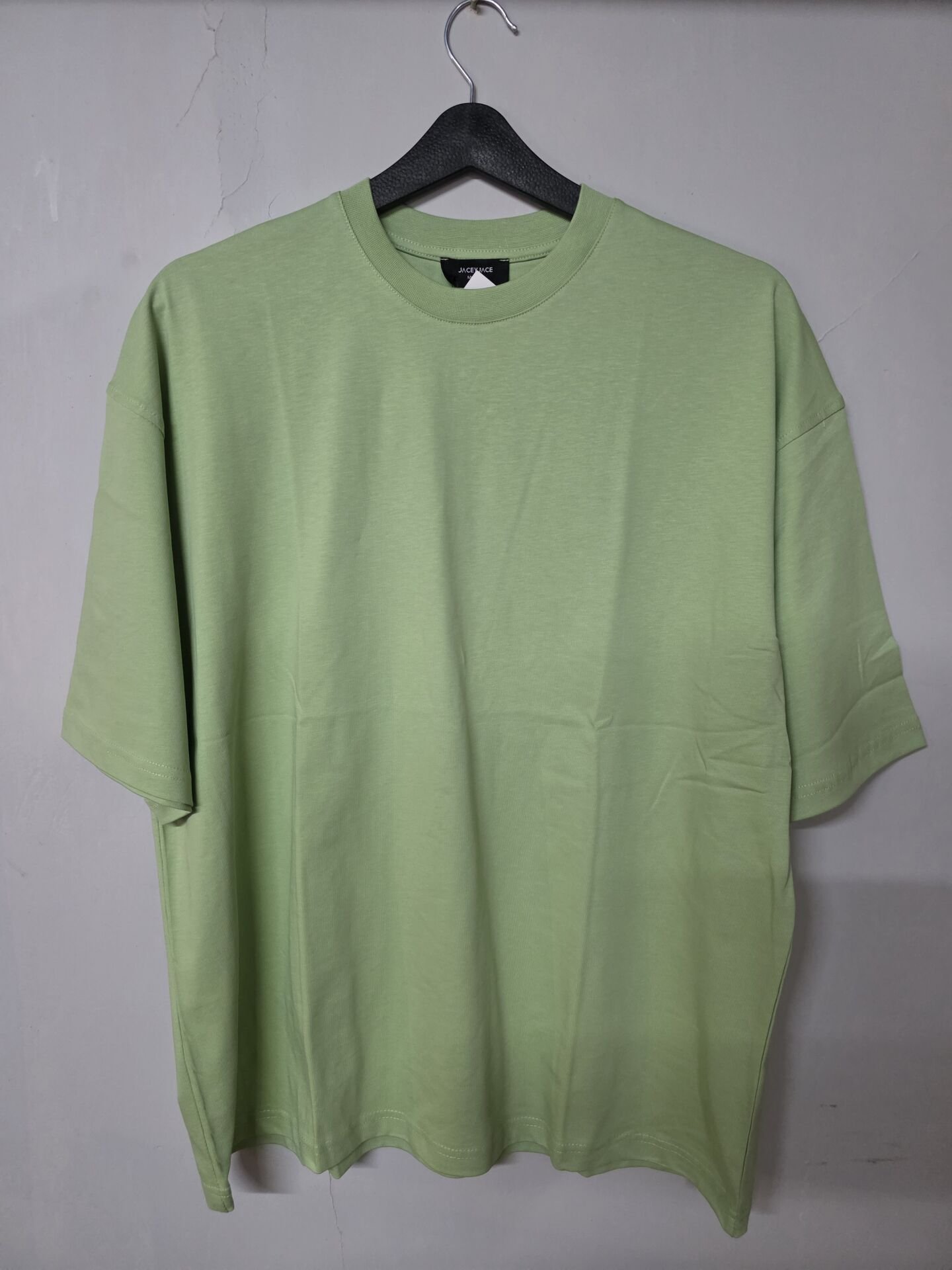 Jacey Jace Basic Oversize Su Yeşili T-Shirt