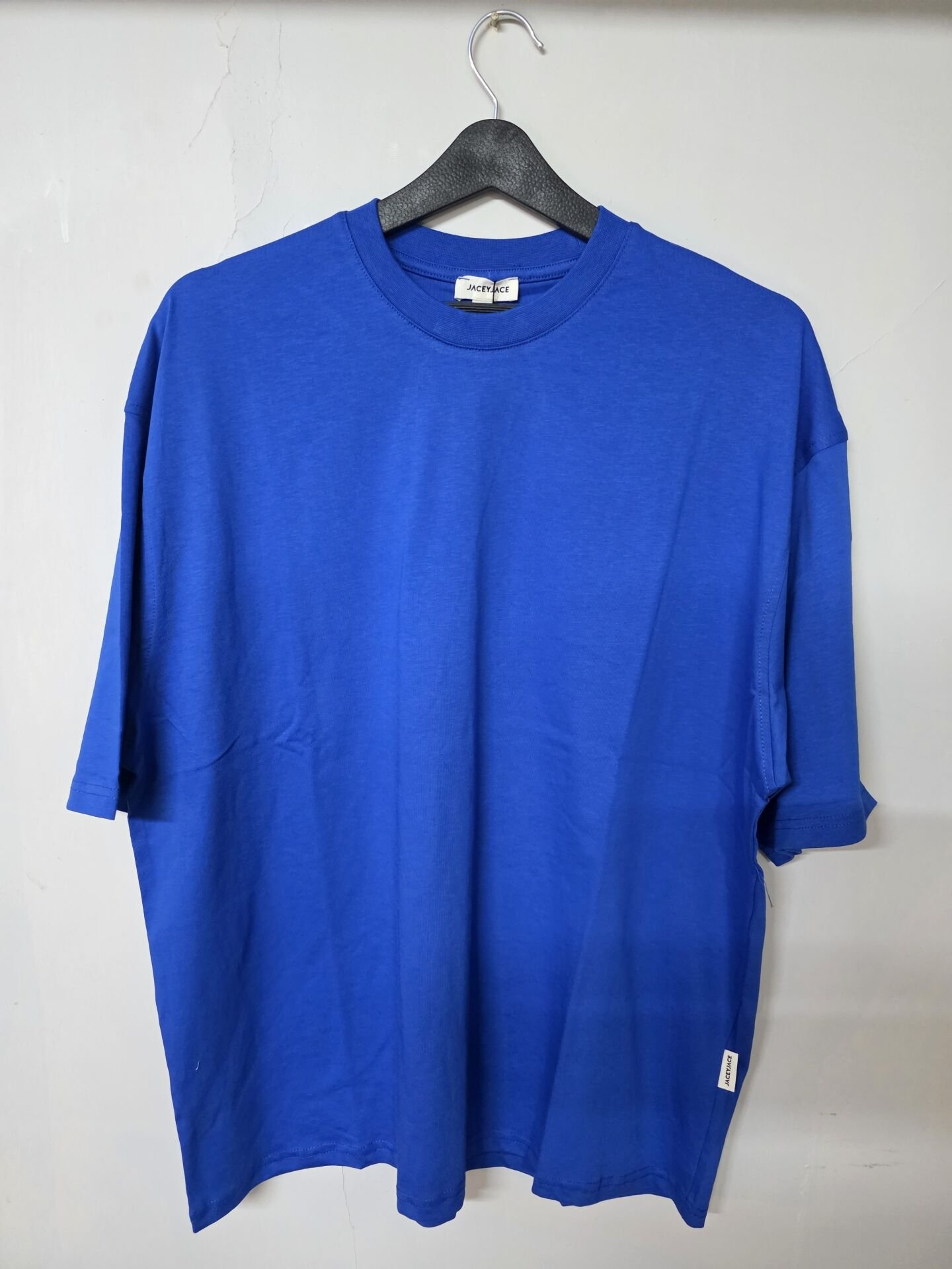 Jacey Jace Basic Oversize Saks Mavi T-Shirt