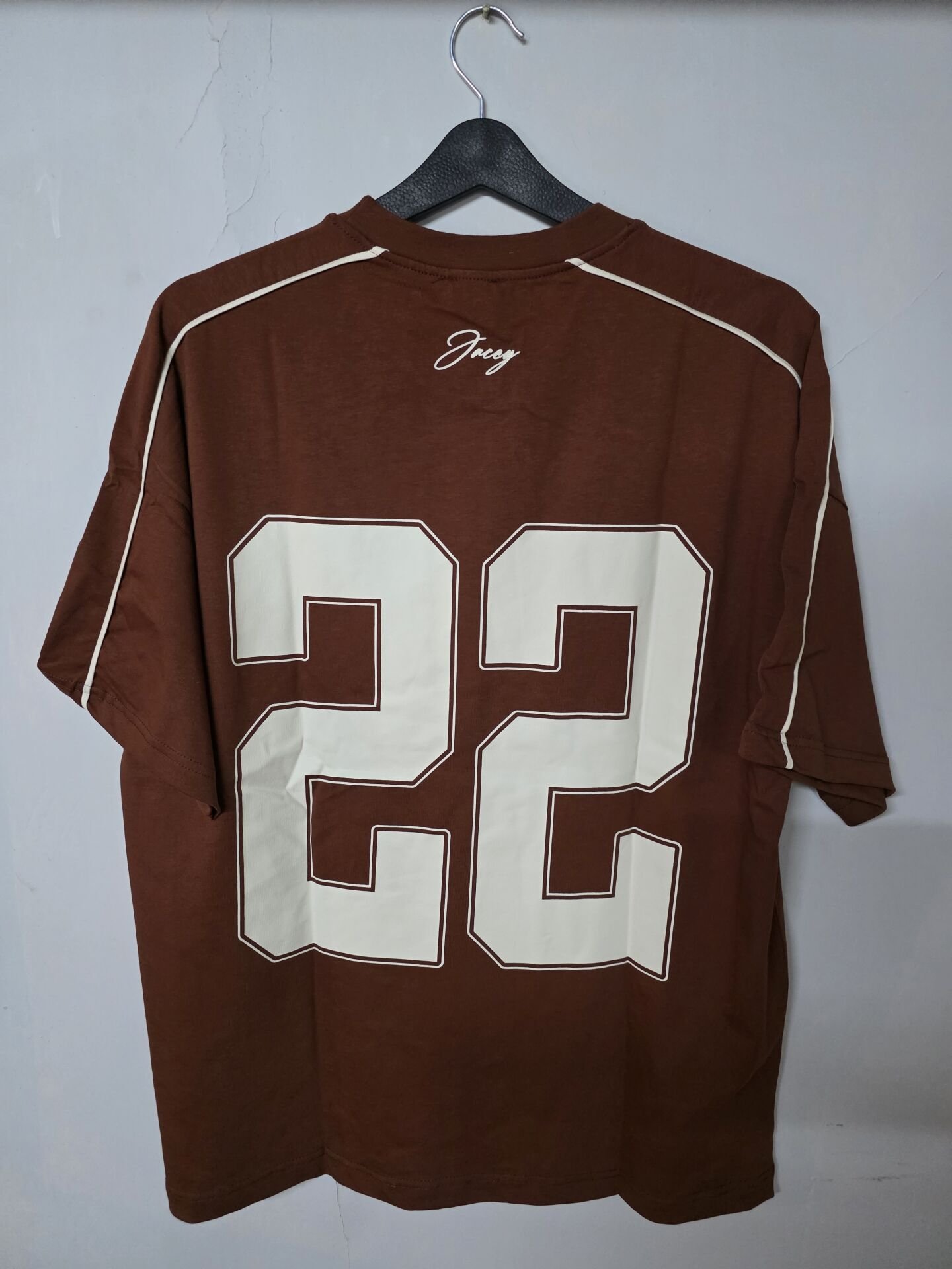 Jacey Jace JVWD Oversize Kahverengi T-Shirt
