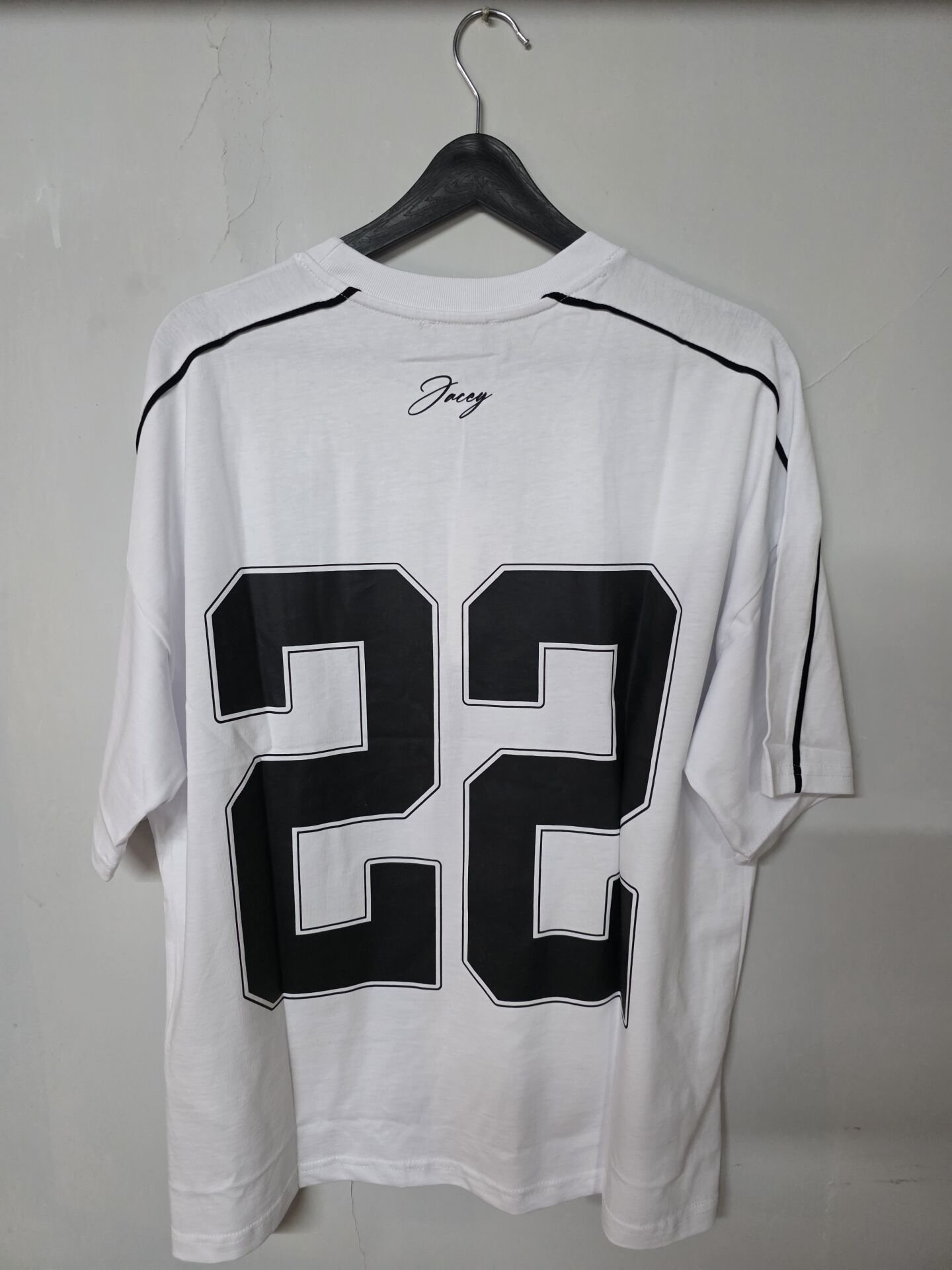 Jacey Jace JVWD Oversize Beyaz T-Shirt
