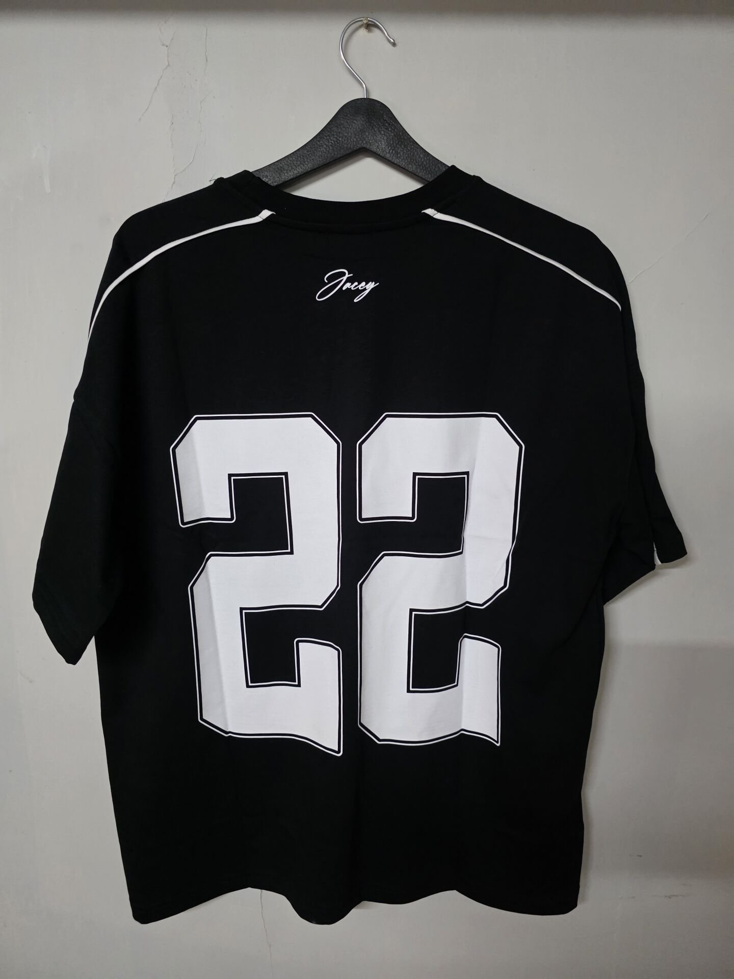 Jacey Jace JVWD Oversize Siyah T-Shirt