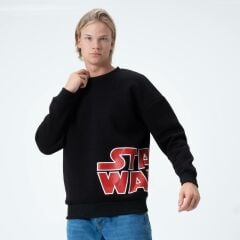 Rollie Star Wars Siyah Oversize Sweartshirt