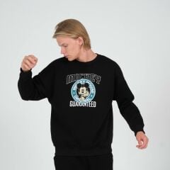 Rollie Micky Mouse Siyah Oversize Sweatshirt