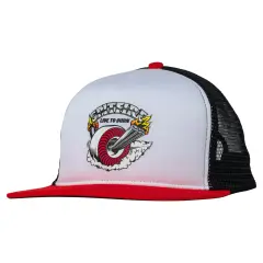 Spitfire Burnout White Red Şapka