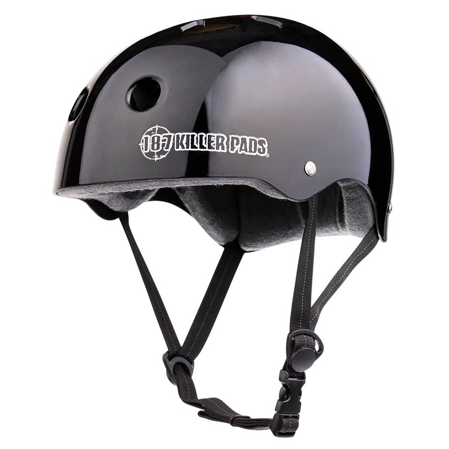 187 Killer Pads Pro Black Glossy Kask