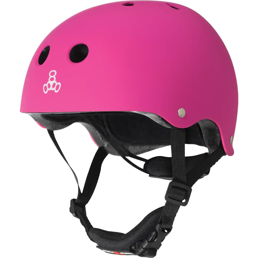 Triple Eight Lil 8 Neon Pink Matte Jr Çocuk Kask