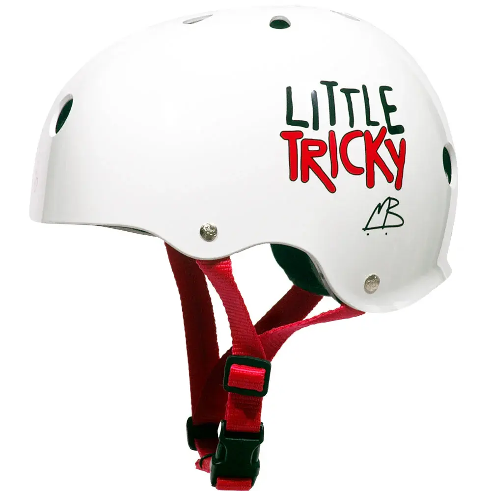 Triple Eight Little Tricky White Glossy Jr Çocuk Kask