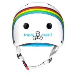 Triple Eight The Certified Sweatsaver White Rainbow Sparkle Kask