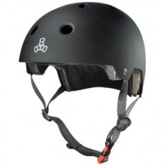 Triple Eight Dual Certified Matte Black Kask