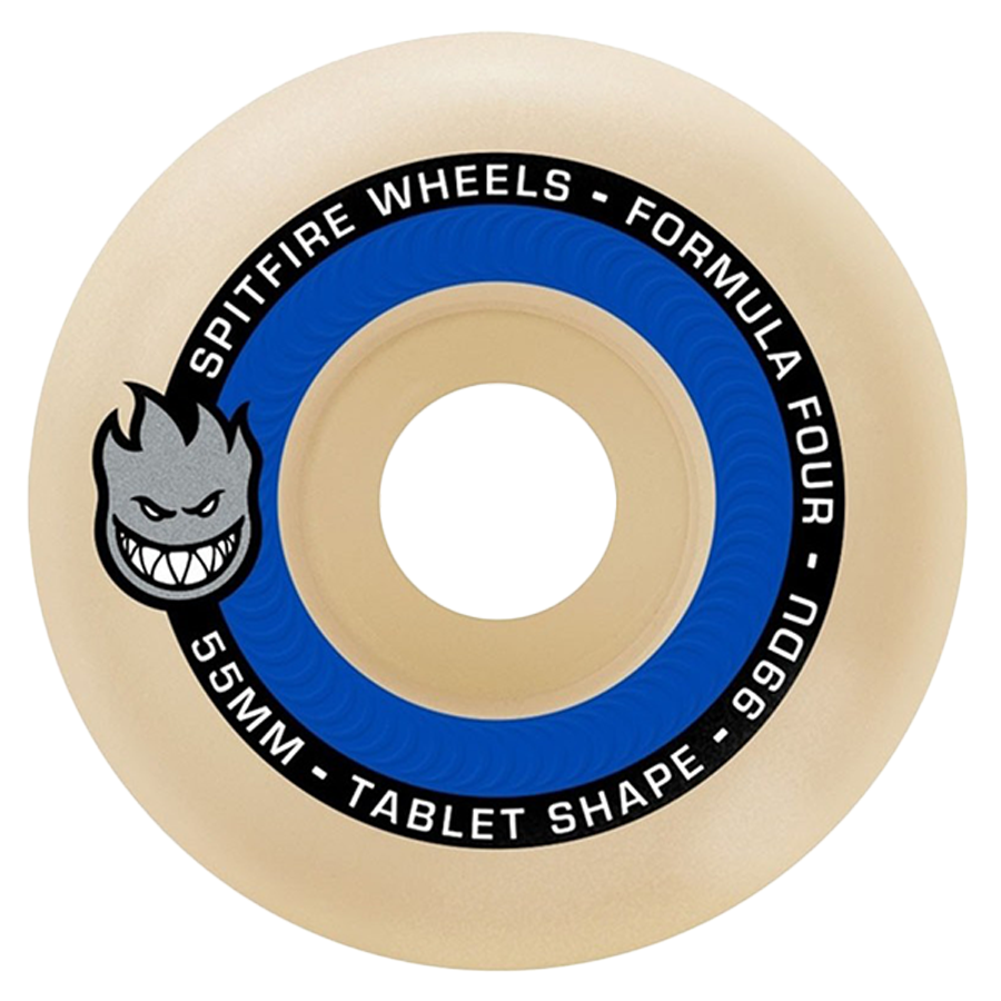 Spitfire F4 Tablet Natural 55mm 99Du Kaykay Tekerleği