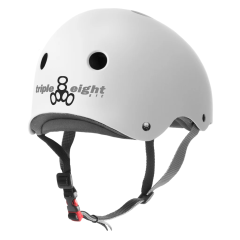 Triple Eight The Certified Sweatsaver White Rubber Kask