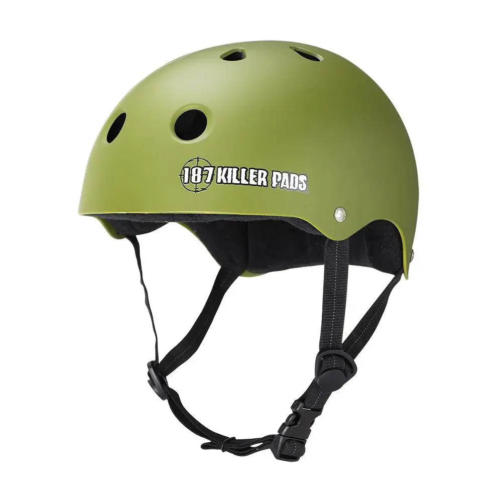 187 Killer Pads Pro Army Green Matte Kask